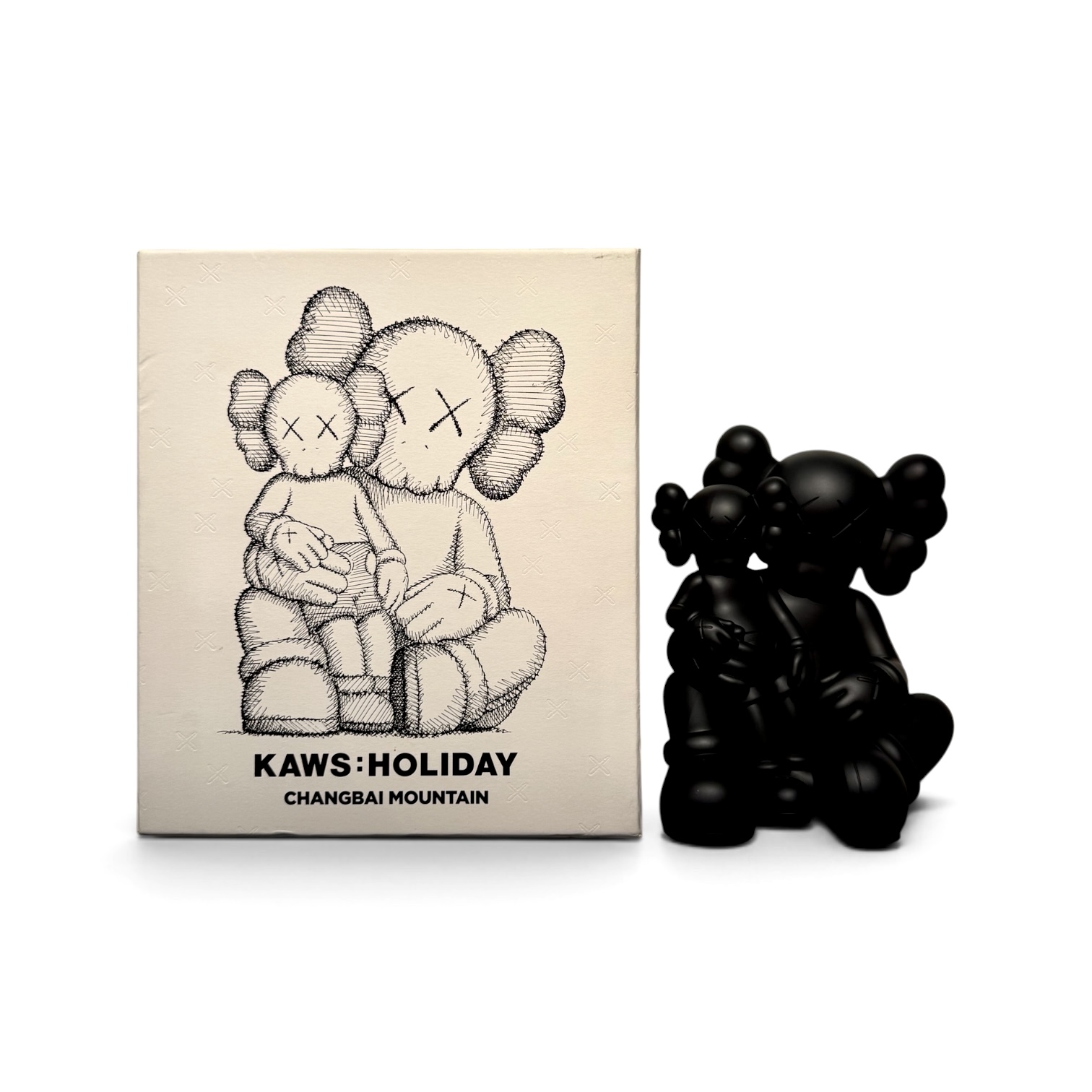 ФИГУРА KAWS BLACK SINGAPORE HOLIDAY COMPANION 26 СМ - Купить