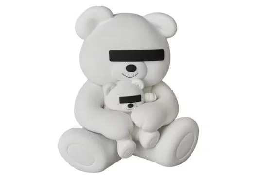 ФИГУРА MEDICOM TOY X UNDERCOVER TOY BEAR FIGURE - BLACK 14 СМ