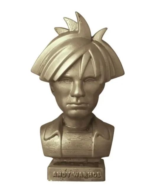 ФИГУРА DCON23 CERAMICK ANDY WARHOL BUST 80S ASH GOLD 30 СМ - 2