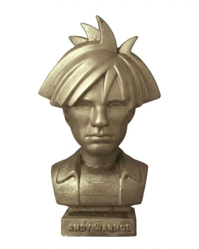 DCON23 CERAMICK ANDY WARHOL BUST 80S ASH GOLD