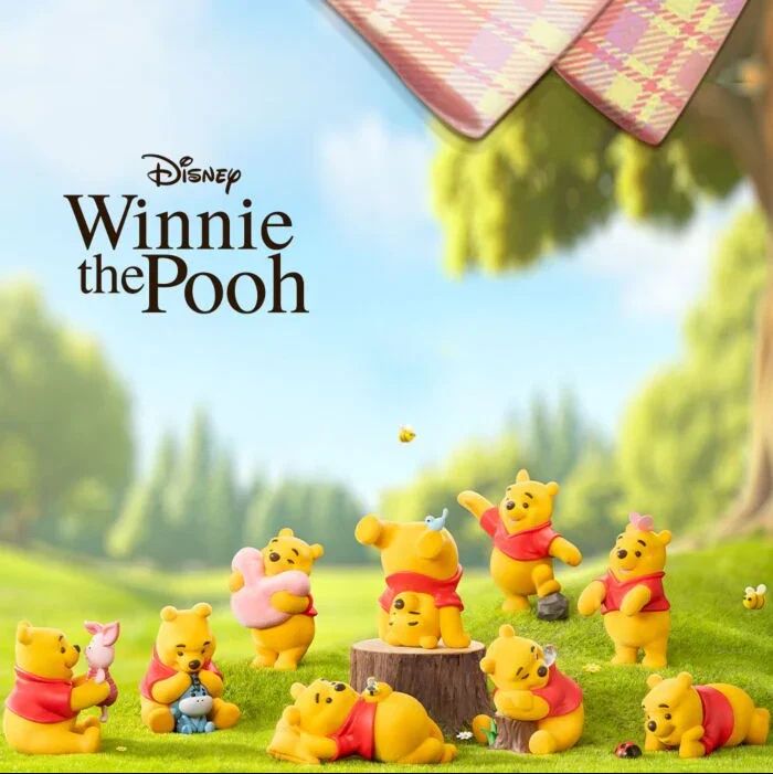 ФИГУРА 52TOYS CAREFREE WINNIE THE POOH SERIES Блайндбокс 9 CM