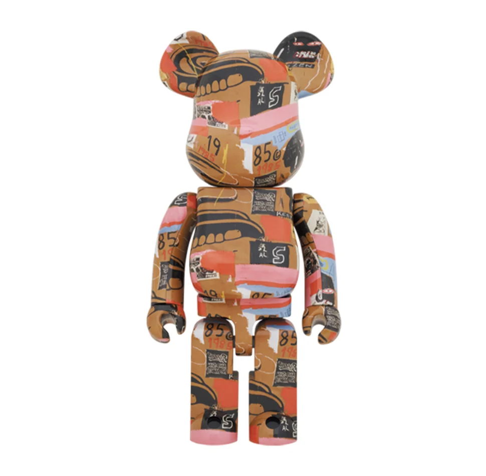 ФИГУРА MEDICOM TOY BEARBRICK ANDY WARHOL X JEAN-MICHEL BASQUIAT #2 1000% 70 CM