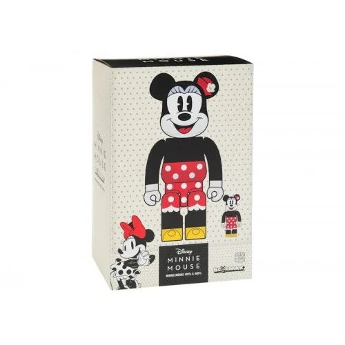 ФИГУРА MEDICOM TOY BEARBRICK MINNIE MOUSE 100％ & 400% 7 CM & 28 CM - 2