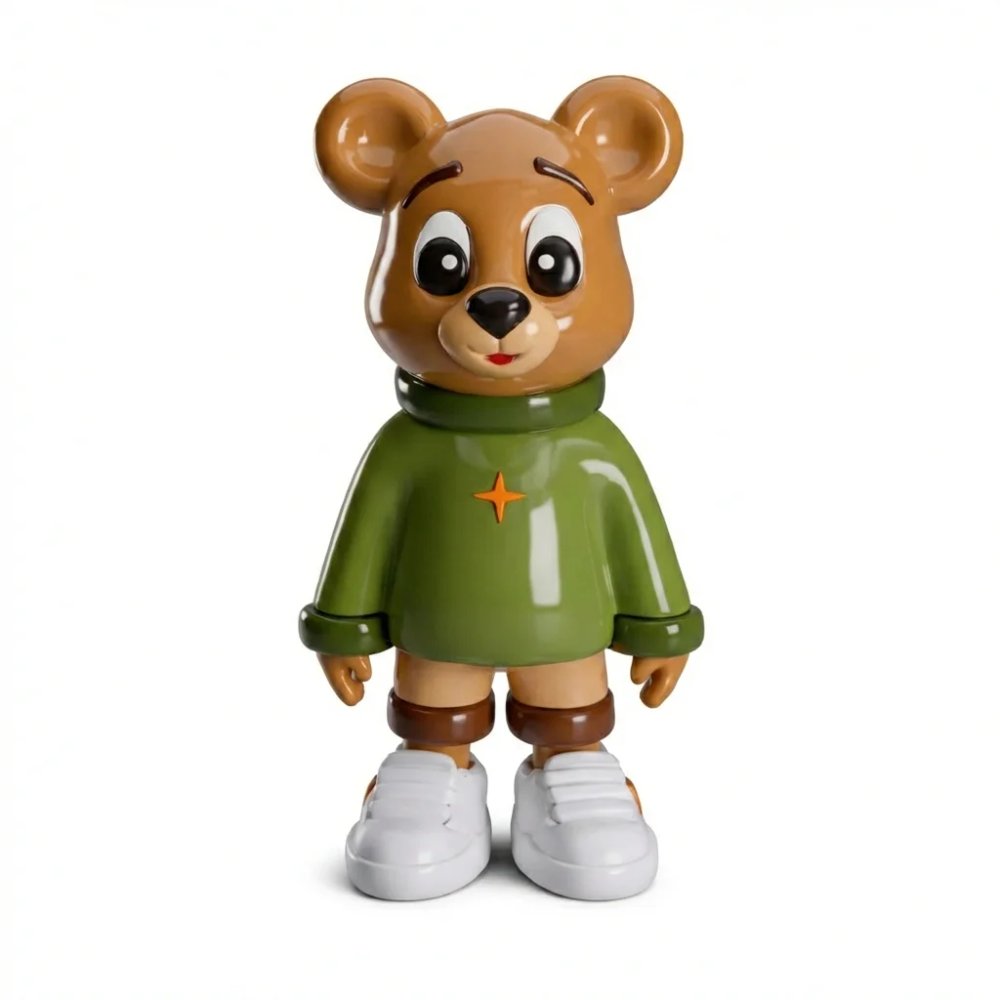 ФИГУРА МИХАИЛ МЕДВЕДУС HELLO MY NAME IS MISHKA TOY GREEN 30 СМ