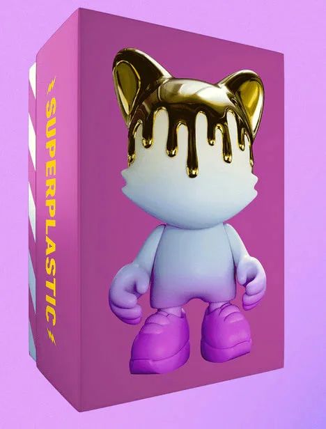 ФИГУРА SUPERPLASTIC UBER JANKY GRADIENT WITH GOLD 38 CM - 2