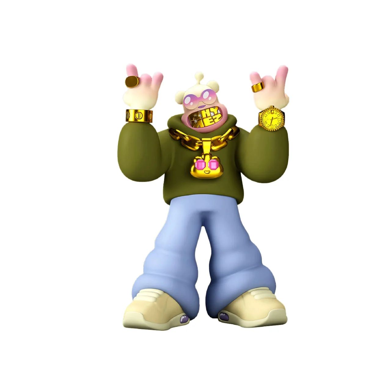 ФИГУРА SUPERPLASTIC X RHYMEZLIKEDIMEZ FILTH-E 22 СМ - 2