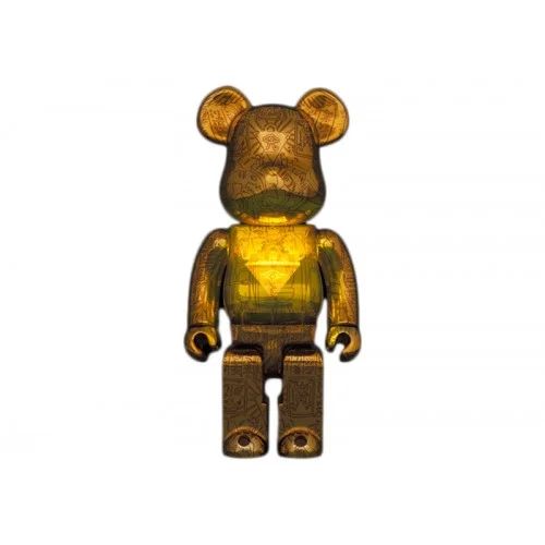 ФИГУРА MEDICOM TOY BEARBRICK X YU-GI-OH! DUEL MONSTERS MILLENNIUM PUZZLE 400% 28 CM - 2