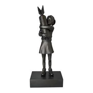 BRANDALISED BOMB HUGGER STATUE BRONZE