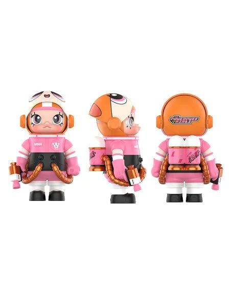 ФИГУРА POP MART OFFICIAL MEGA SPACE MOLLY THE POWERPUFF GIRLS - BLOSSOM 100% & 400% 7 CM & 28 CM - 3
