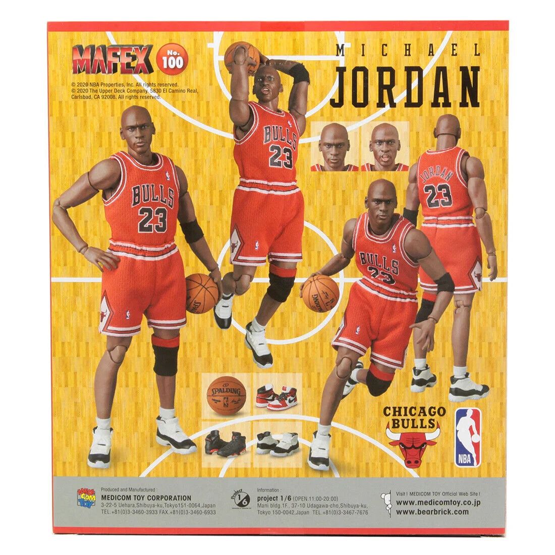 ФИГУРА MEDICOM TOY MEDICOM MICHAEL JORDAN MAFEX (RED CHICAGO BULLS) 16 СМ