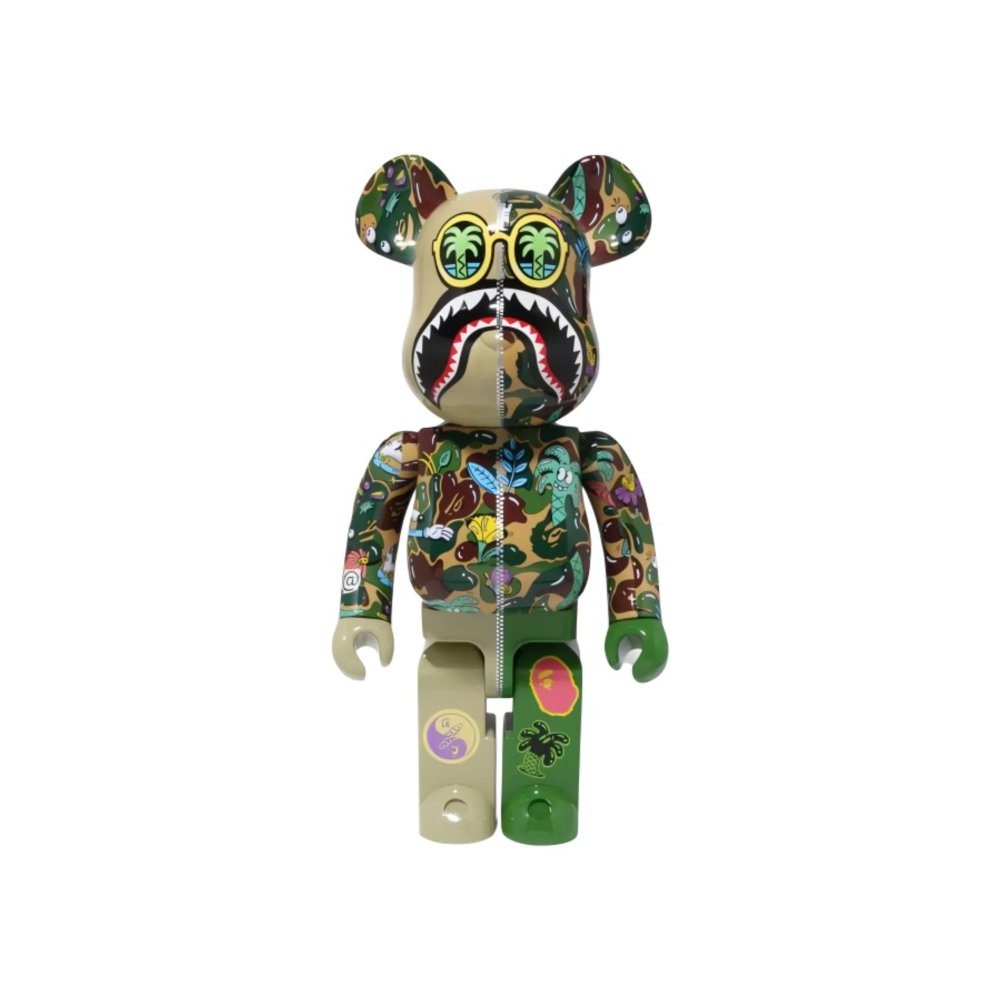 ФИГУРА MEDICOM TOY BEARBRICK STEVEN HARRINGTON X BAPE GREEN 1000% 70 CM