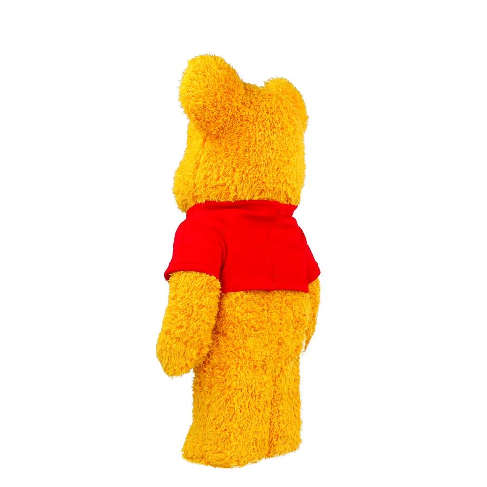 ФИГУРА MEDICOM TOY BEARBRICK WINNIE THE POOH COSTUME VER. (PILE FABRIC) 400% 28 CM