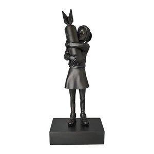 ФИГУРА BANKSY X BRANDALISED BOMB HUGGER STATUE BRONZE 36 СМ