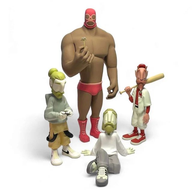 ФИГУРА RODRIGO ROJI LUCHA - OG PINK COLORWAY 50 CM