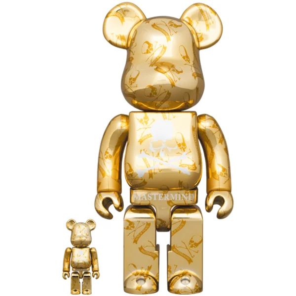 ФИГУРА MEDICOM TOY X DCON23 BEARBRICK MASTERMIND WORLD 100% & 400% 7 CM & 28 CM