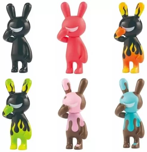 ФИГУРА HOTANI X TADAYUKI.IWA BLACK RABBIT SERIES 3 Блайндбокс 8 CM