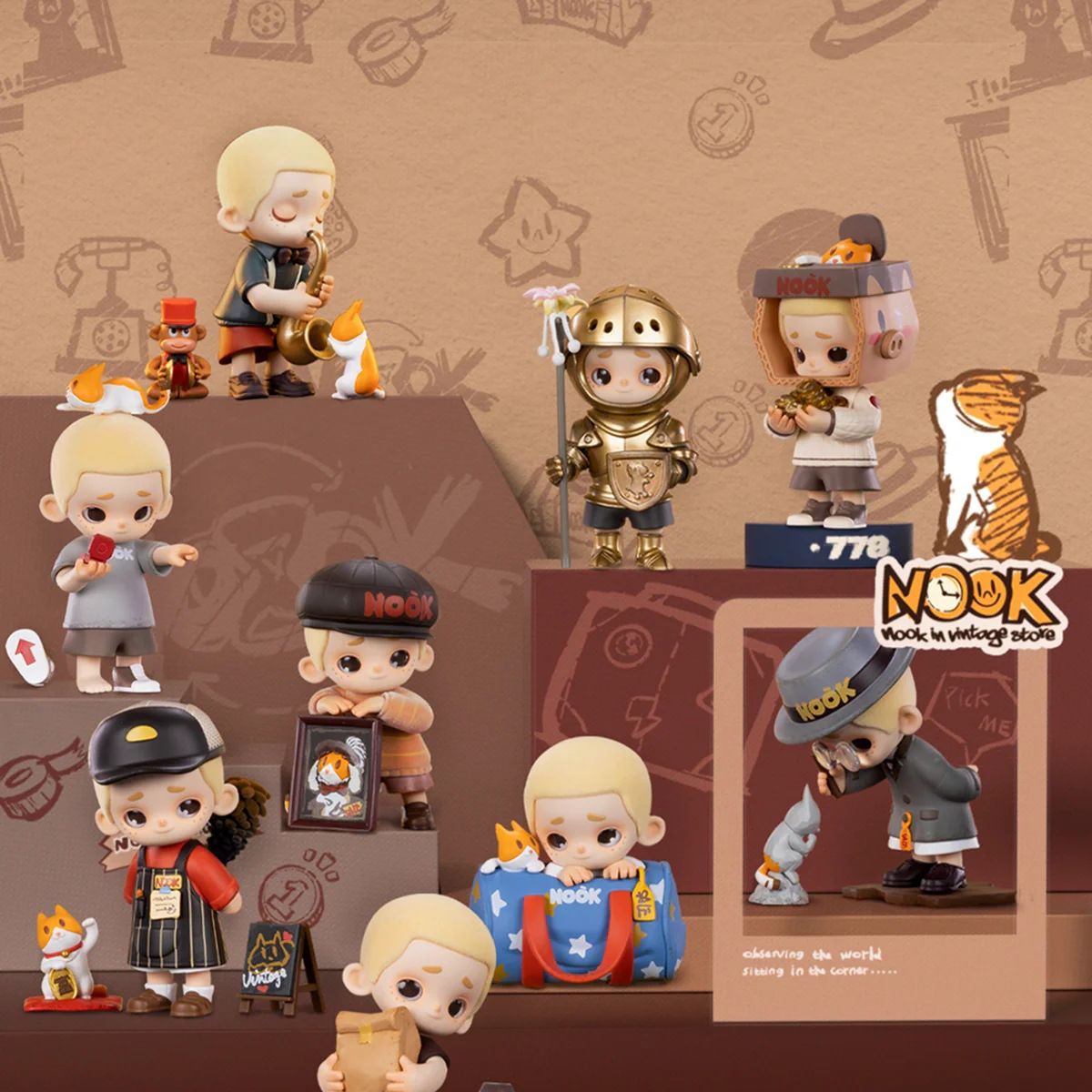 ФИГУРА 52TOYS NOOK IN VINTAGE STORE Блайндбокс 9 CM - 2