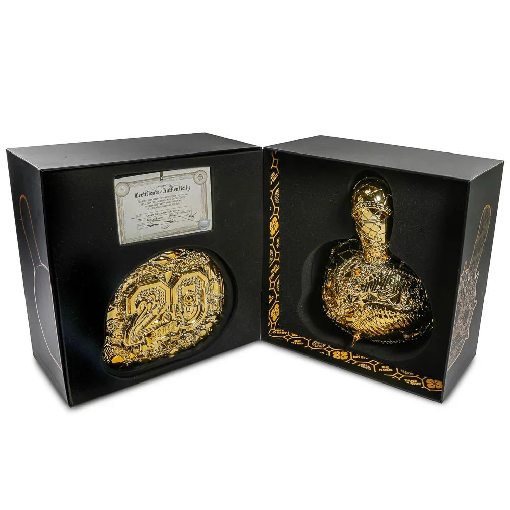 ФИГУРА KIDROBOT TRISTAN EATON 20TH ANNIVERSARY 12'' DUNNY HEAD GOLD/BLACK 30 СМ - 2