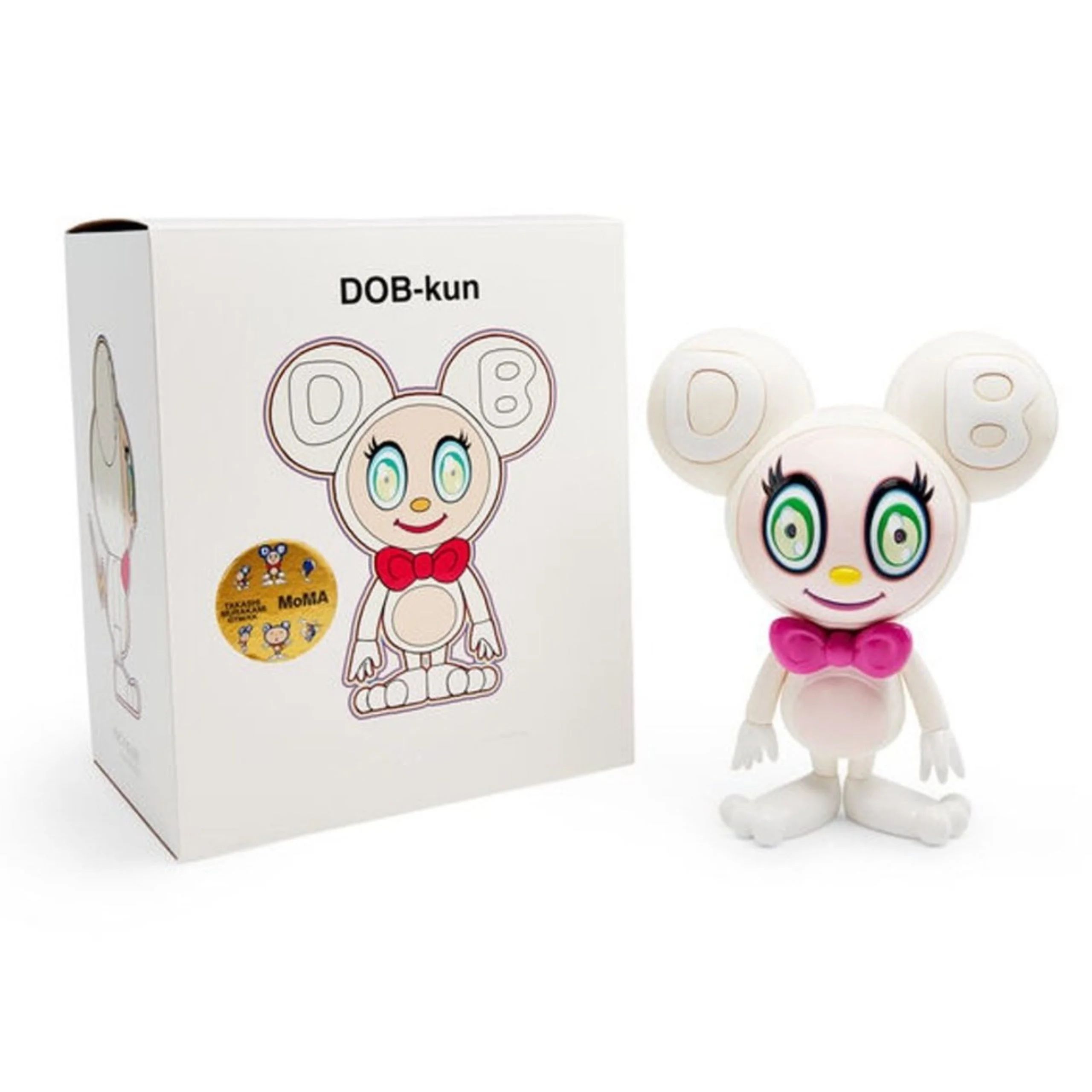 ФИГУРА TAKASHI MURAKAMI DOB-KUN WHITE 23 СМ