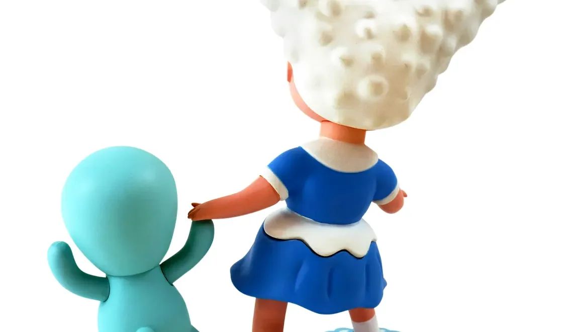 ФИГУРА GARY BASEMAN THE WILD GIRLS AND CHOU CHOUS NAOMI BLUE 15 СМ