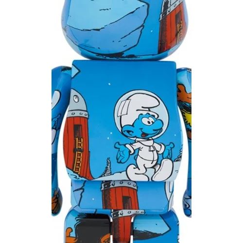 ФИГУРА MEDICOM TOY BEARBRICK THE SMURFS ASTROSMURF 1000% 70 CM - 2