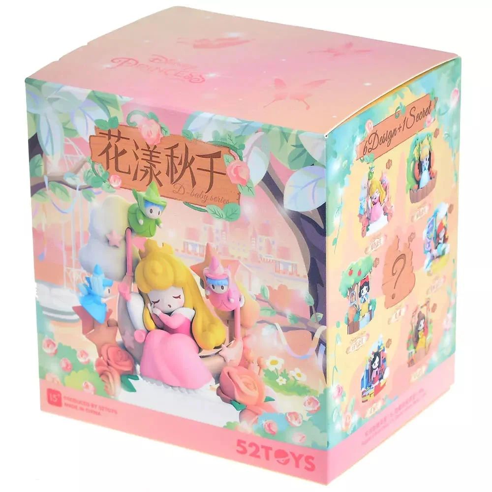 ФИГУРА 52TOYS DISNEY PRINCESS D-BABY SERIES-FLORAL SWING Блайндбокс 10 CM
