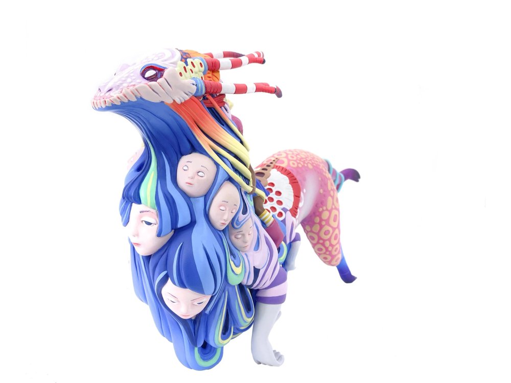 ФИГУРА MEDICOM TOY X LAUREN TSAI BLUE 400% 28 CM