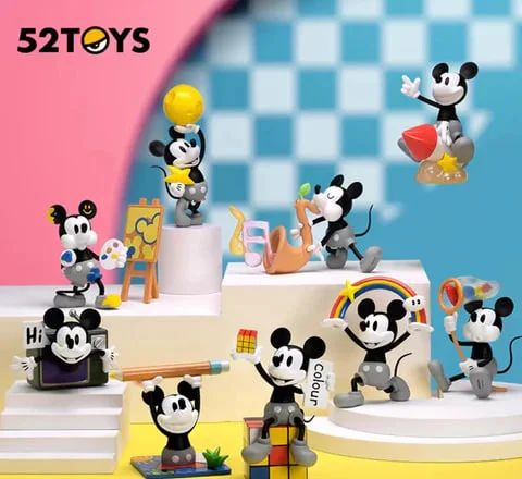 ФИГУРА 52TOYS MICKEY COLOR HUNTING Блайндбокс 9 CM