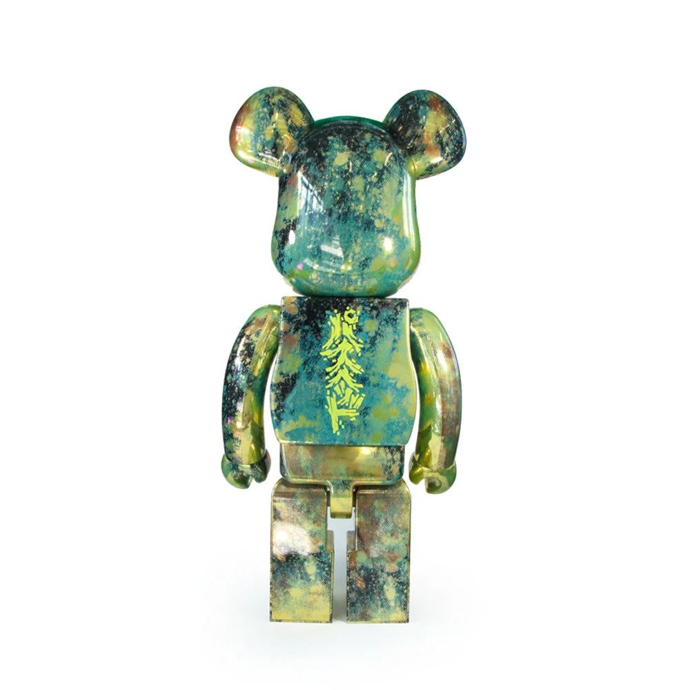 ФИГУРА MEDICOM TOY X DCON23 BEARBRICK PUSHEAD #5 GOLD VER 1000% 70 CM - 2