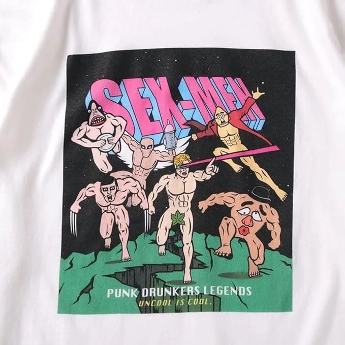 ФУТБОЛКА PUNK DRUNKERS SEX MEN LARGE - 3