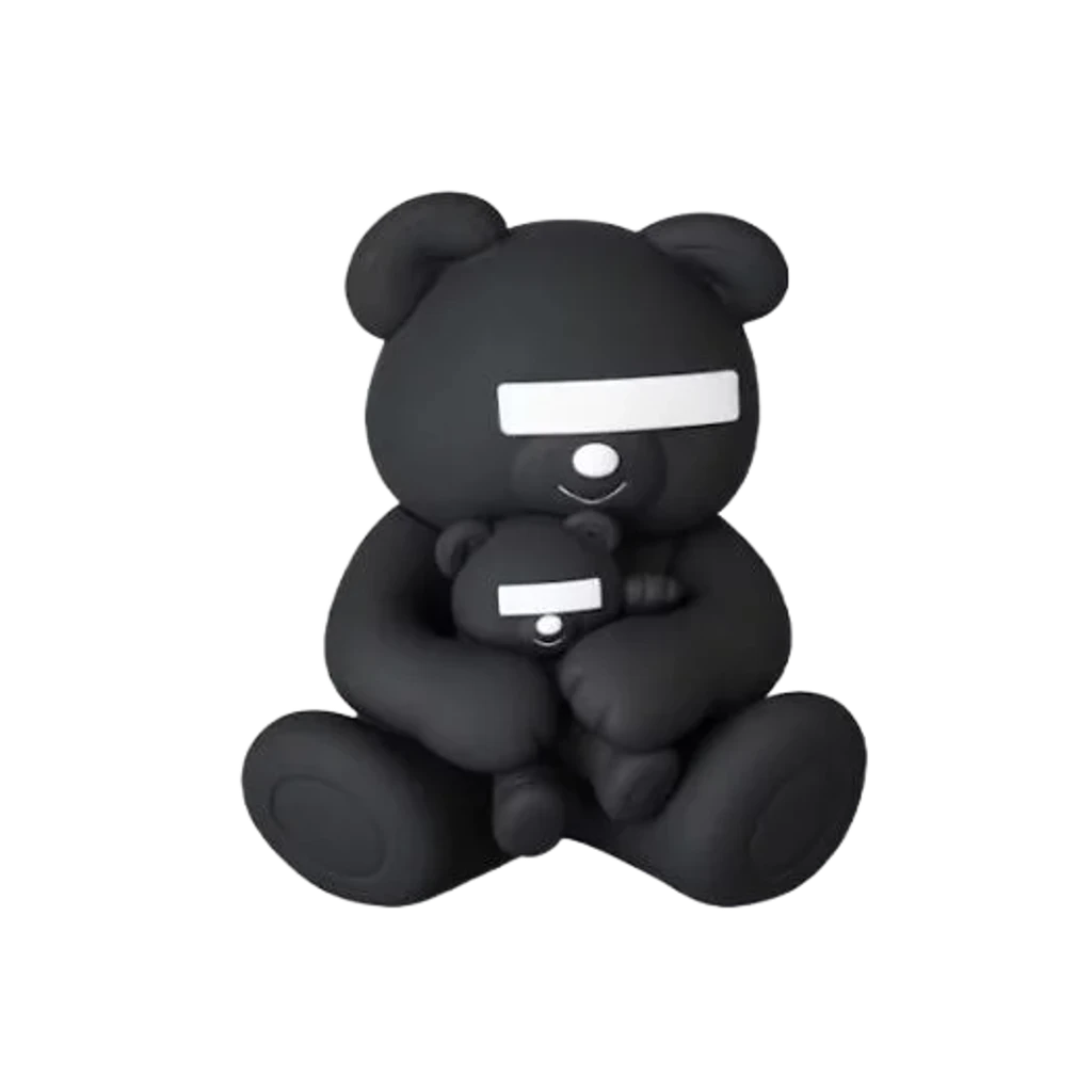 UNDERCOVER TOY BEAR FIGURE - BLACK