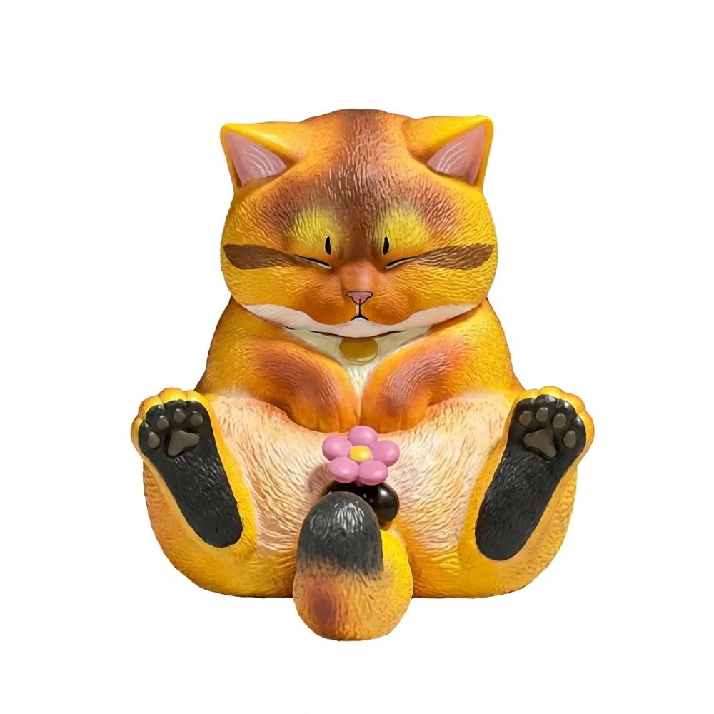 ФИГУРА CJOY YEAR END SALE CROTCH STARING CAT (ORANGE) 8 СМ