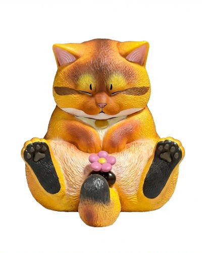 YEAR END SALE CROTCH STARING CAT (ORANGE)