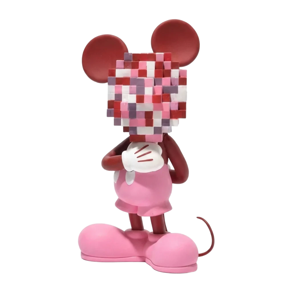 ФИГУРА MILK CARGO MICKEY MOSAIC FIGURE - MAROON COLORWAY 40 СМ