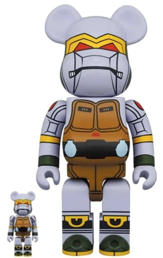 ФИГУРА MEDICOM TOY BEARBRICK METALHEAD 100% & 400％ 7 CM & 28 CM - 2