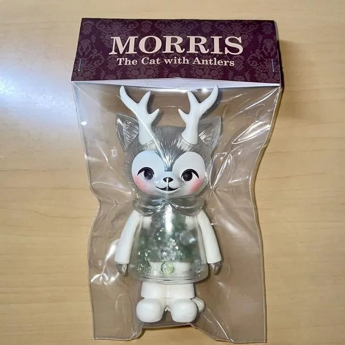 ФИГУРА MORRIS THE CAT WITH ANTLERS SOFUBI (GLASS BALLS EDITION) 13 СМ - 2