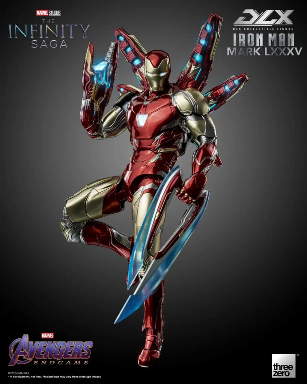 ФИГУРА THREEZERO MARVEL INFINITY SAGA DLX IRON MAN MARK 85 ACTION FIGURE 17 СМ - 2
