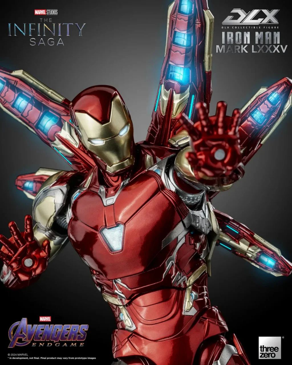 ФИГУРА THREEZERO MARVEL INFINITY SAGA DLX IRON MAN MARK 85 ACTION FIGURE 17 СМ - 3