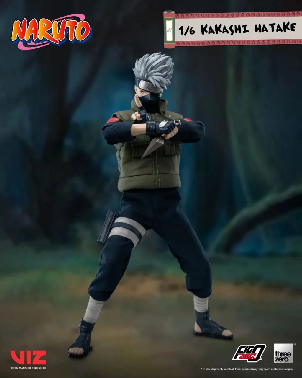 ФИГУРА THREEZERO NARUTO - KAKASHI HATAKE 1/6 SCALE ACTION FIGURE 31 СМ