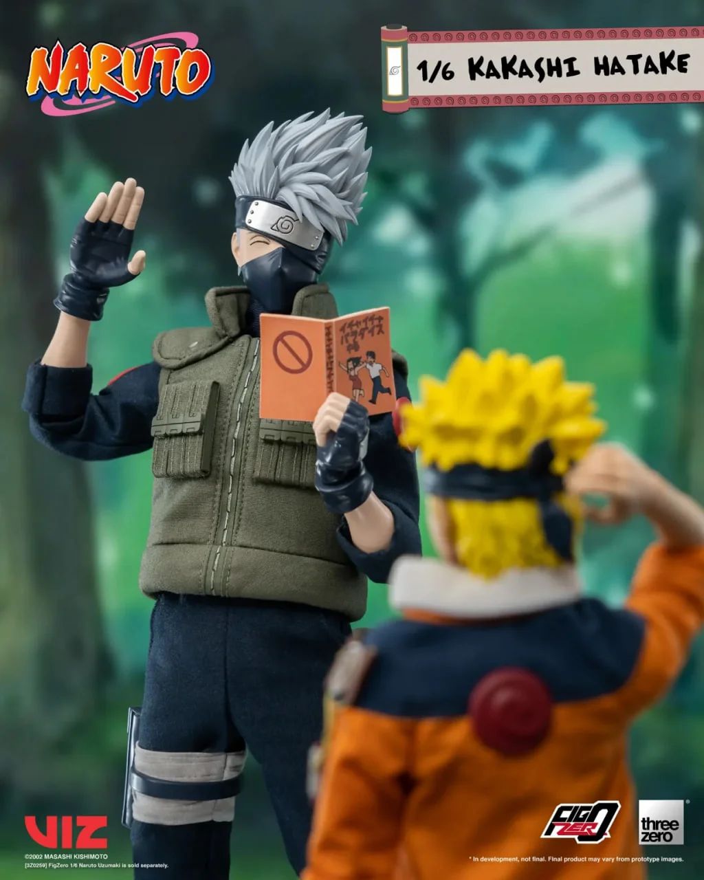 ФИГУРА THREEZERO NARUTO - KAKASHI HATAKE 1/6 SCALE ACTION FIGURE 31 СМ