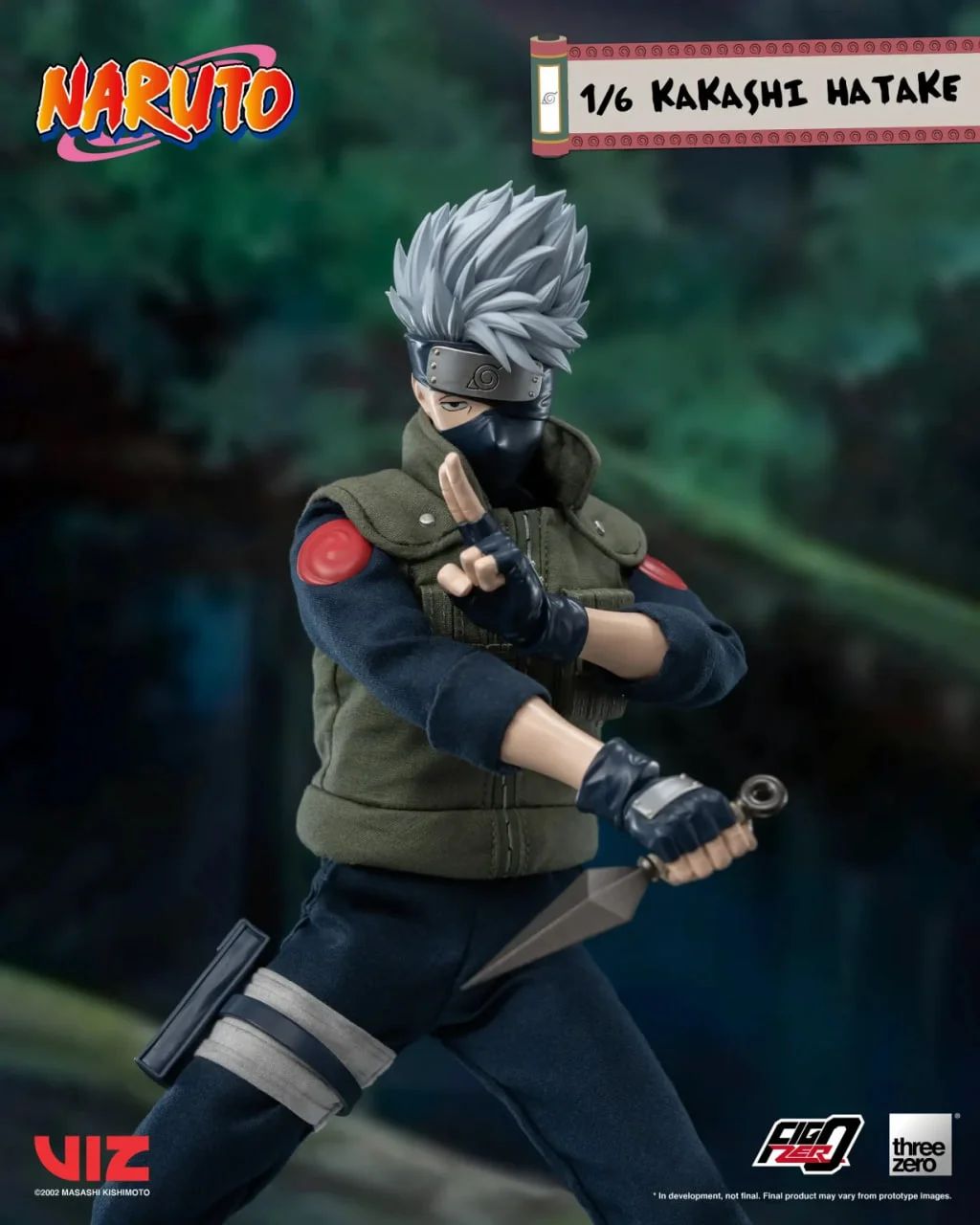 ФИГУРА THREEZERO NARUTO - KAKASHI HATAKE 1/6 SCALE ACTION FIGURE 31 СМ