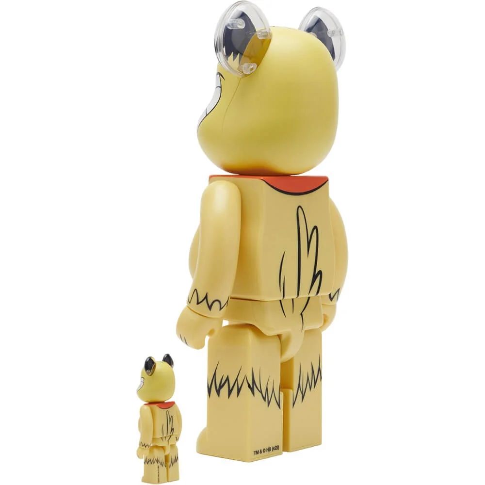 ФИГУРА MEDICOM TOY BEARBRICK WACKY RACERS MUTTLEY 100％ & 400% 7 CM & 28 CM - 2