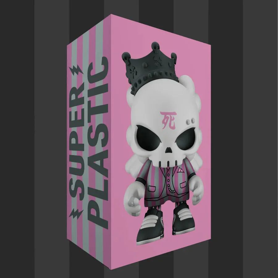 ФИГУРА SUPERPLASTIC X HUCK GEE SKULLKING CLASSIC STAR 20 СМ - 4