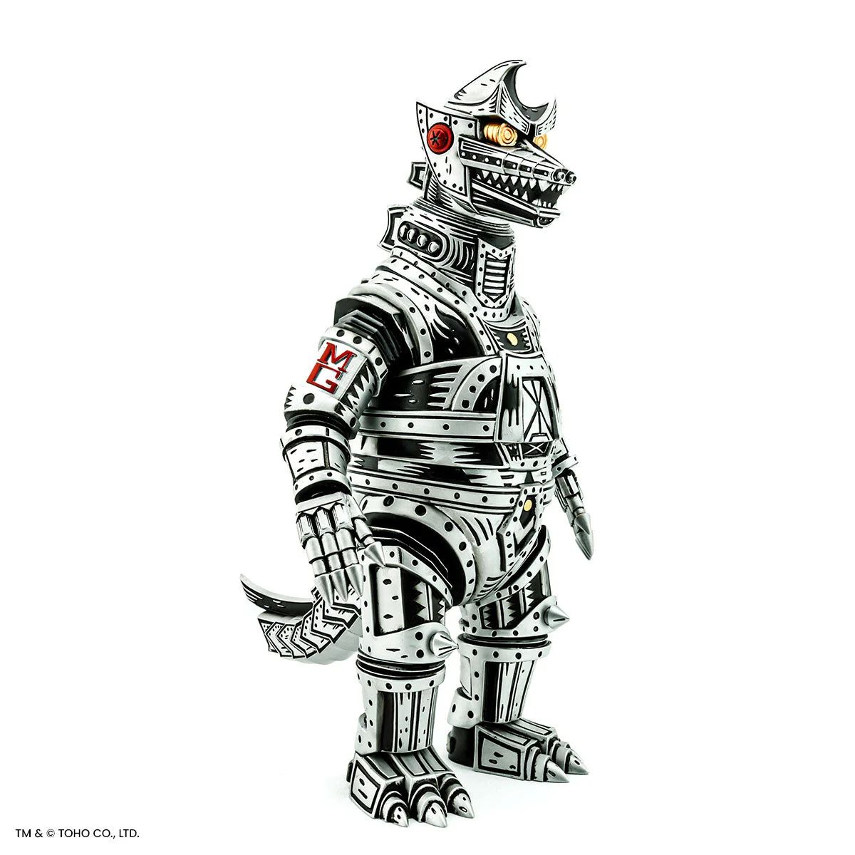 ФИГУРА ATTACK PETER MONDO MECHAGODZILLA SILVER VARIANT LIMITED EDITION 25 СМ - 2