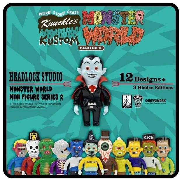 ФИГУРА HEADLOCK KNUCKLES KUSTOM MONSTER WORLD BLIND BOX SERIES 2 14 СМ - 2