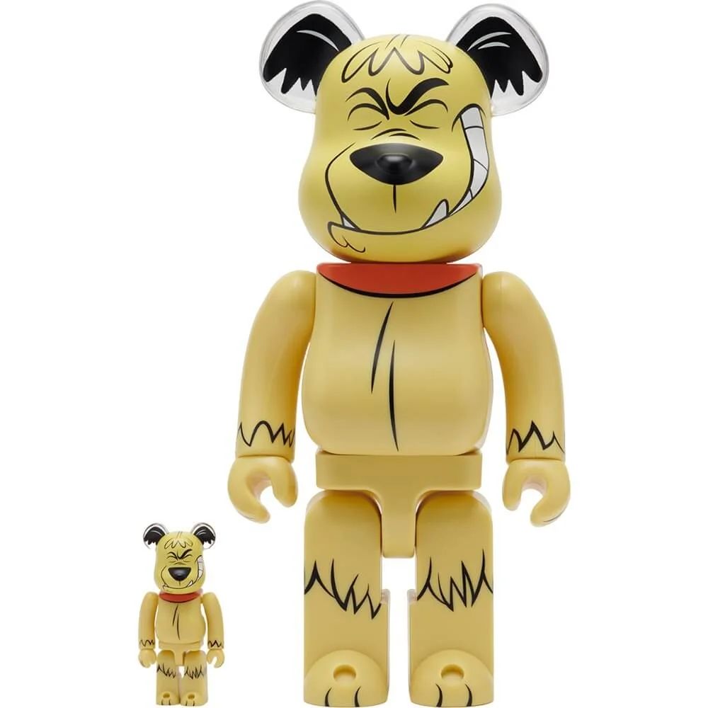 ФИГУРА MEDICOM TOY BEARBRICK WACKY RACERS MUTTLEY 100％ & 400% 7 CM & 28 CM