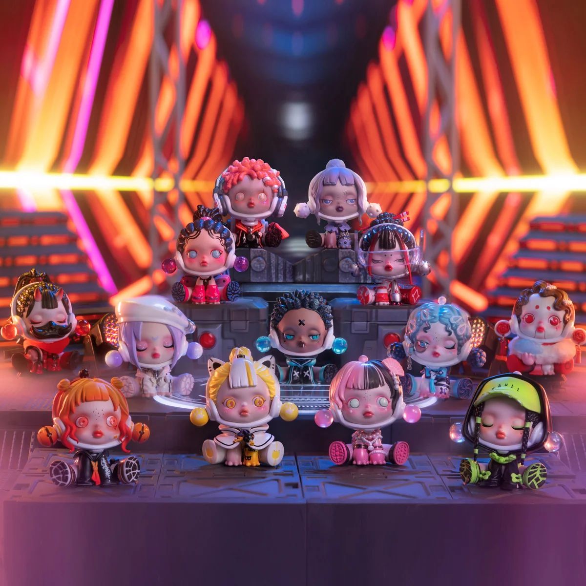 ФИГУРА POP MART SKULLPANDA CITY OF NIGHT Блайндбокс - 2