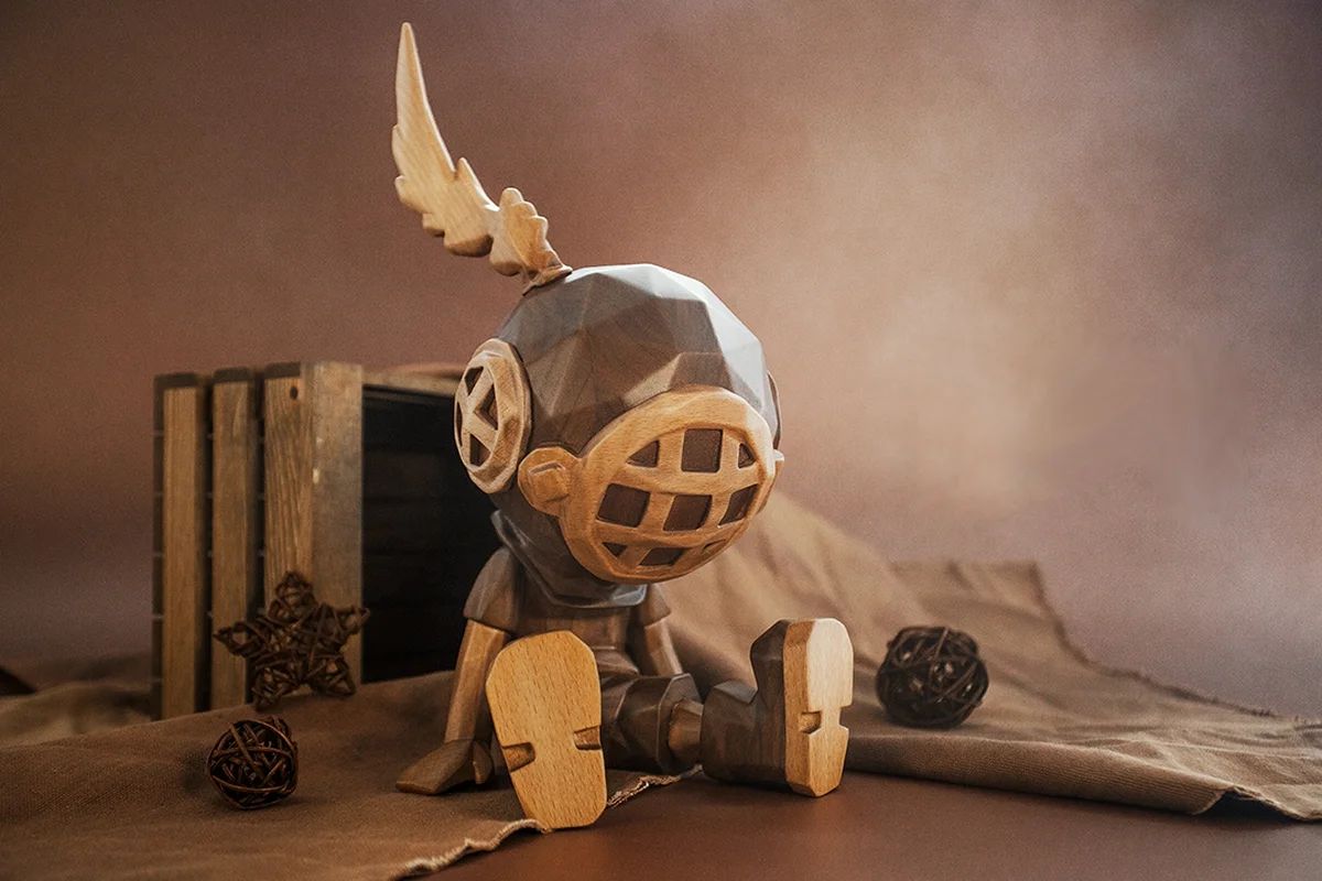 ФИГУРА SANK TOYS GOOD NIGHT DREAMS WOOD ART 30 СМ - 4