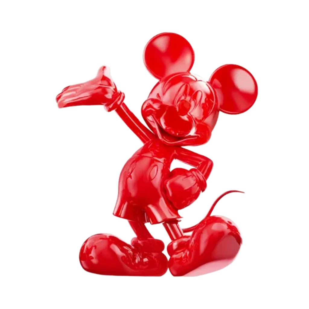 TRIBUTE MICKEY MATTE SOLID COLOR RED