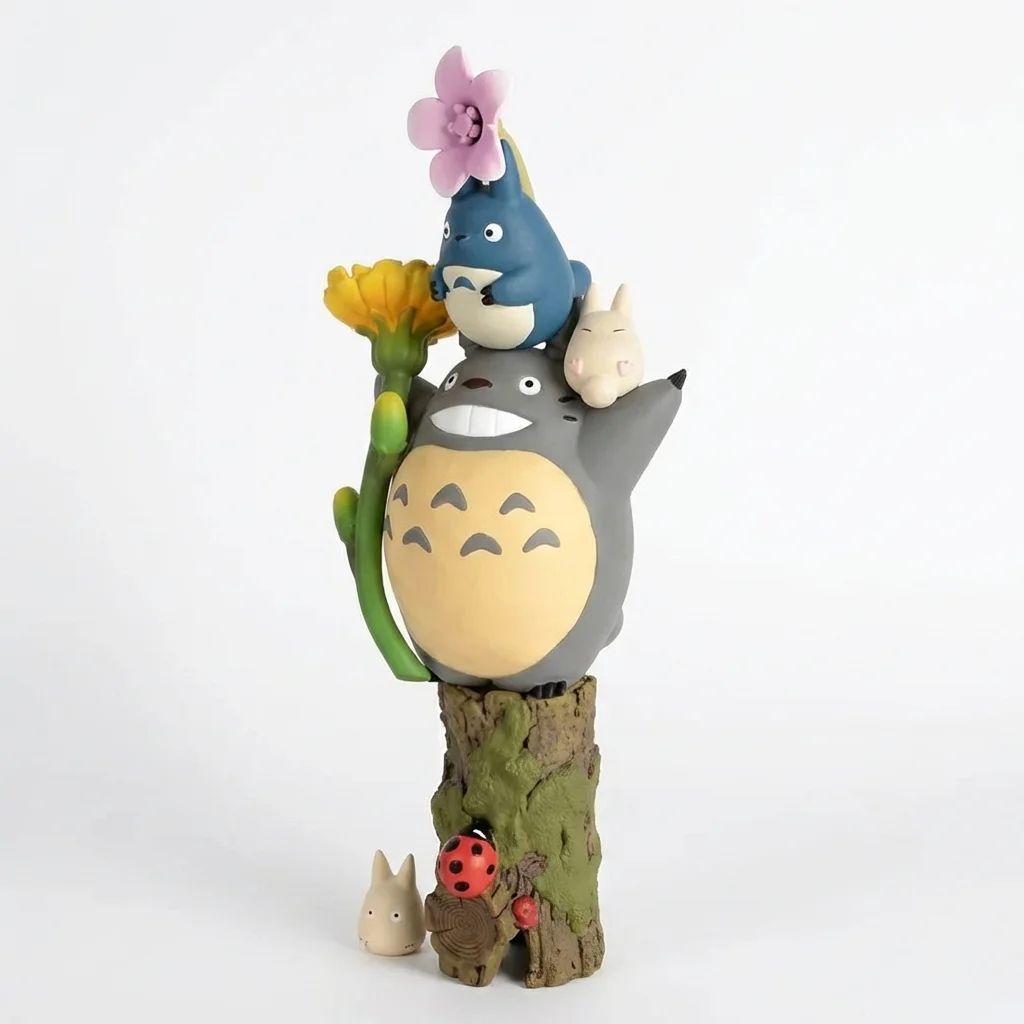 ФИГУРА MY NEIGHBOR TOTORO FIGURINE WITH FLOWER 10 CM - 2